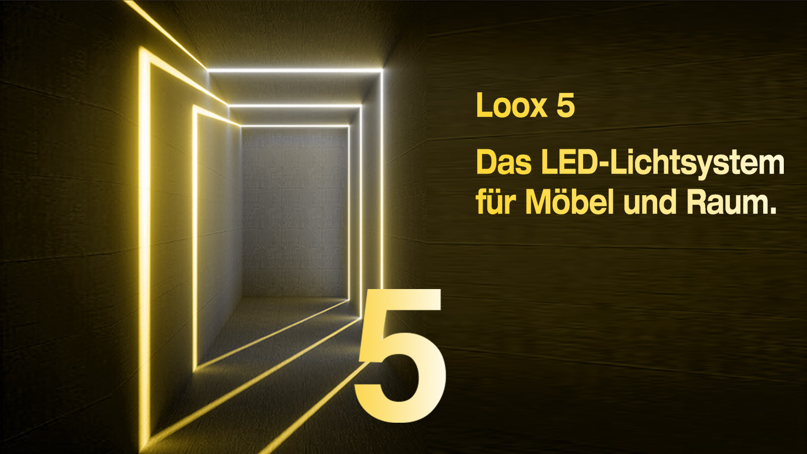 Loox 5 von Häfele: Das LED-Lichtsystem für Möbel und Raum.