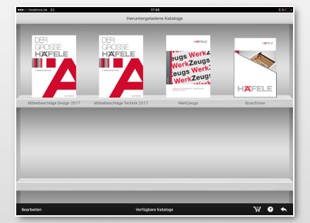 App per iPad di Häfele