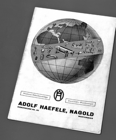 Il primo catalogo di ferramenta per mobili Häfele