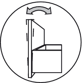 Rückwandhalter, für Korpus- und Spülenzarge, Spülenschrank-Frontauszug Blum Tandembox antaro