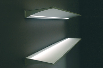 Lichtboden, LED 1814, beleuchtetes Glastablar, 230 V