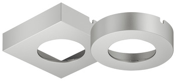 Unterbaugehäuse, für Häfele Loox5 Leuchtenmodul Bohrloch-Ø 58 mm Stahl