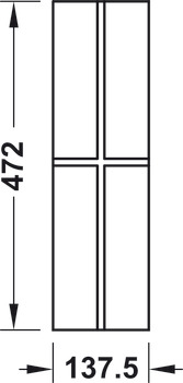 Einsatz-Kreuz, Schubkasteneinteilung universell, flexibel