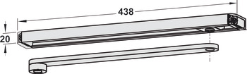 Obentürschließer, Dormakaba TS 72 RF, mit Rastfeststellarm, EN 2–4