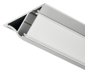 Unterbauprofil, Häfele Loox, Profil 2193, abgewinkelt, 18,5 mm Profilhöhe, Aluminium