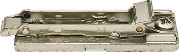Montageplatte, Häfele Duomatic SM, Zinkdruckguss, mit Spanplattenschrauben