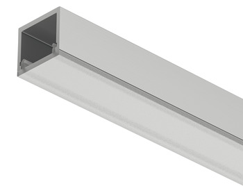 Unterbauprofil, Häfele Loox5 Profil 2101, für LED-Bänder, Polycarbonat