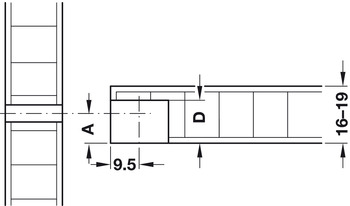 Giunti,Sistema Rafix Tab 20, plastica, con elemento di serraggio