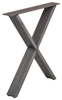 Telaio per tavolo, da avvitare, portata: 150 kg, forma a X