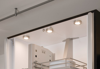 lampada da applicareeda incassare, Häfele Loox LED 4009 350 mA, alluminio