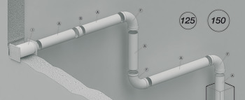 Tubo Vario, Sistema di tubolari tondi, raccordo