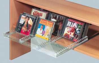 Archivio multimediale per CD-/DVD, Estraibile per DVD, archiviati in verticale (in altezza)