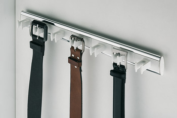 Portacravatte e portacinture, montaggio fisso, per 7 cinture – in Häfele  Italia Shop