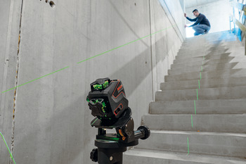 Apparecchio laser, laser a linee incrociate verdi Sola PLANO 3D Green Professional, ideale per ambienti luminosi