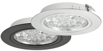 lampada da applicareeda incassare, rotondo, Häfele Loox LED 3001, 24 V