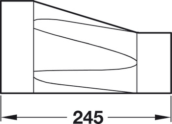 Elemento di transito, Sistema di tubi per aspirazione 125 soft, lungo