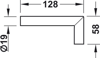 Set terminale porta, Dialock DT 100, R3, per porte con requisiti standard, Legic<sup>®</sup> Integra