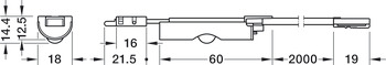 sensore di movimento, Häfele Loox5 profilo 2194 12 V