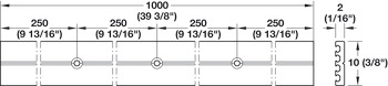 Profilo dissipatore, Häfele Loox per strip LED 10 mm