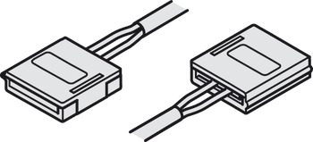 cavo di collegamento, per Häfele Loox strip LED 24 V 10 mm a 4 poli (RGB)
