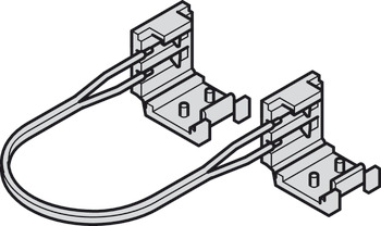 cavo di collegamento, con clip (larghezza 11-12 mm), per strip LED Loox 12 V da 8 mm
