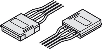 cavo di collegamento, per Häfele Loox strip LED 12 V 12 mm a 4 poli (RGB)