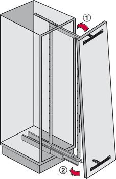 Barre stabilizzatrici verticali, per armadi a colonna TAL LARDER