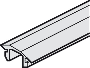 Profilo di copertura, per la copertura verticale dei profili telaio in alluminio