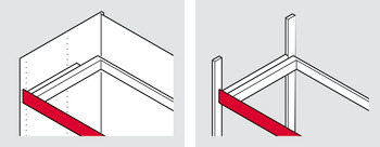 Frontale di design, per telaio estraibile Häfele Dresscode
