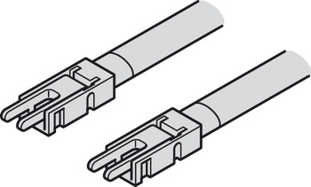cavo di collegamento, per Häfele Loox5 strip LED 5 mm a 2 poli (monocromatico o tecnica a 2 fili multi-white)