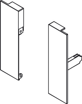 Set supporti per frontale cassetto, per cassetto interno Matrix Box Slim A30