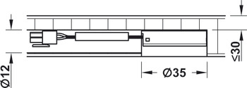 Interruttore dimmer (capacitivo), Häfele Loox modulare per connettore a clip