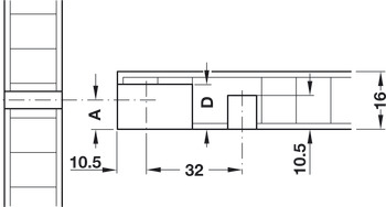Perni doppi, Sistema Rafix 30, per diametro foro Ø 5 mm