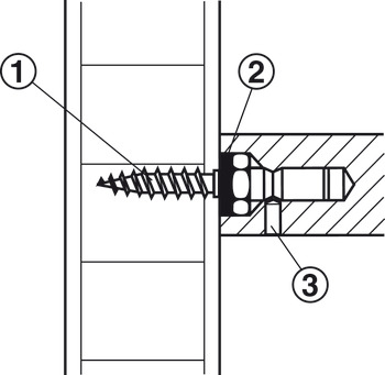 Set di montaggio, Startec, per porte in legno, montaggio unilaterale