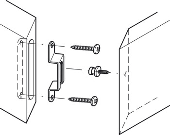 viti di giunzione, Modular, senza punta, per  montaggio singolo nel legno con fori in serie