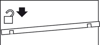 perni di giunzione, Häfele Variofix per foro diametro 5 mm, da infilare