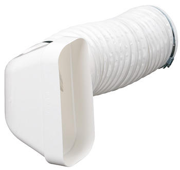 Elemento di connessione ad angolo, Sistema di tubi per aspirazione 150 Euro soft, 90°, con tubo flessibile