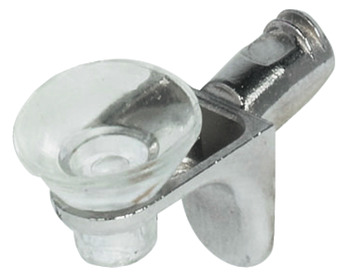Reggipiani, da inserire in fori Ø 5 mm, pressofusione di zinco con supporto in plastica
