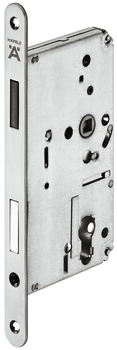 Serratura magnetica da infilare, per porte girevoli, cilindro profilato