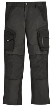 Pantaloni da lavoro, FHB Florian, taglio ergonomico, nero antracite