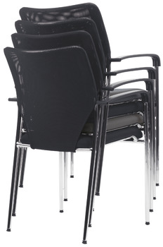 Seduta per negozi e settore Contract XPECT, P2002, seduta: rivestimento in stoffa, imbottitura schienale: rete