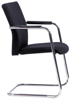 Seduta per negozi e settore Contract XP, P2001, imbottitura seduta e schienale: rivestimento in stoffa