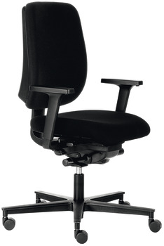 Sedia per ufficio Eco, O4005, rivestimento seduta e schienale: rivestimento in stoffa