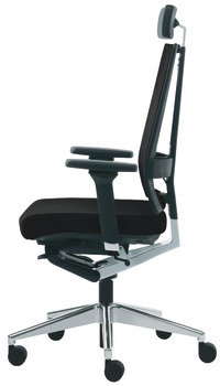 Sedia per ufficio, O4007, imbottitura seduta e schienale: rivestimento in stoffa