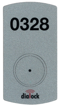 Targhetta numerata, per set serratura per armadio LockerLock Dialock