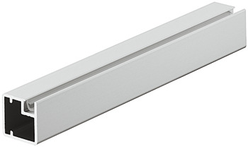Profilo telaio in alluminio per ante in cristallo, 20,6 x 19 mm, modello 901078
