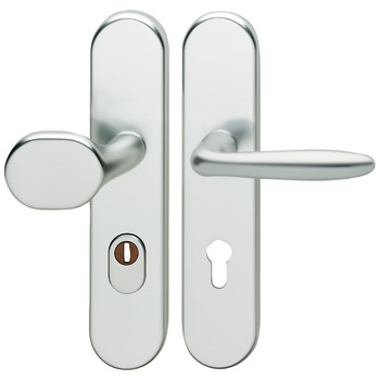 Set maniglie per porta, alluminio, Hoppe, Verona 86G/3332ZA/3310/1510 ES1 (SK2)