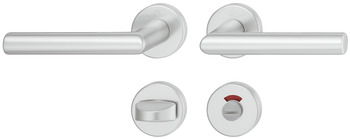 Set maniglie per porta, alluminio, Hoppe, Amsterdam 1400/42KV/42KVS