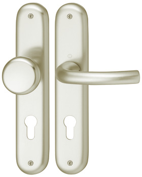 Set maniglie per porta, alluminio, Hoppe, Tokyo 1710/273P