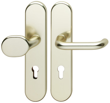 Set maniglie per porta, alluminio, Hoppe, Paris 86G/3331/3310/138L(138) ES1 (SK2)
